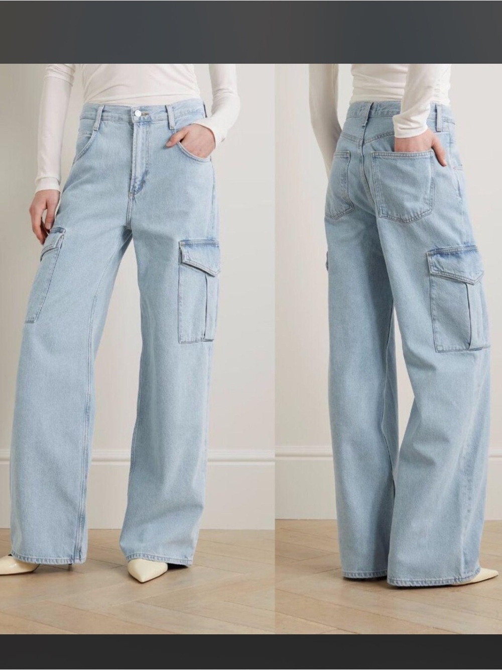 AGOLDE Minka Cargo Wide Leg Jeans